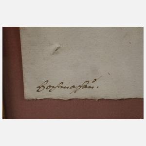 Brief Maximilian Joseph Kurfürst von Bayern