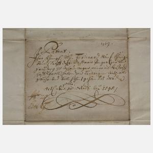 Brief Ferdinand I., Deutscher König