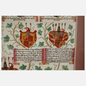 Prachtvoller Stammbaum