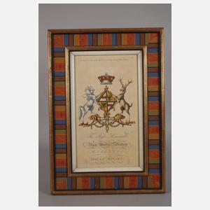 Wappendarstellung Baronin Montagu