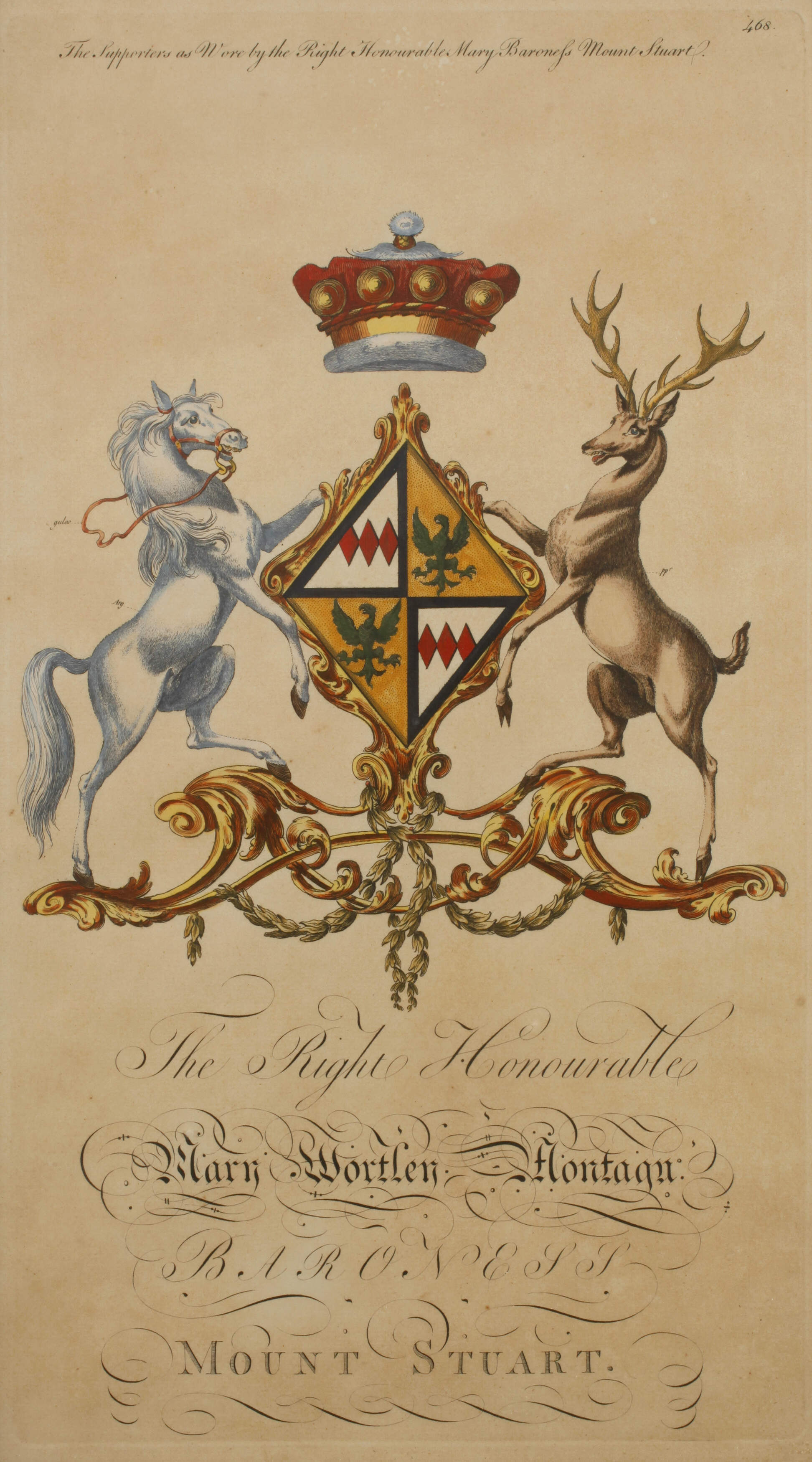 Wappendarstellung Baronin Montagu