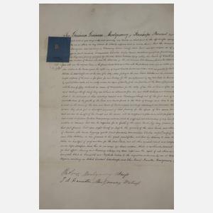 Brief von Graham Graham-Montgomery