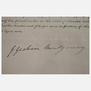 Brief von Graham Graham-Montgomery