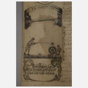 Urkunde Fürst Günther I. Schwarzburg-Sondershausen