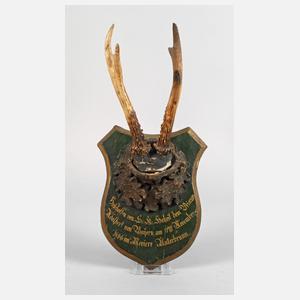 Jagdtrophäe aus Adelsbesitz