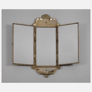 Großer dreiteiliger Wandspiegel aus Adelsbesitz