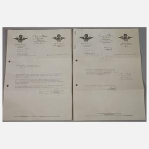 Silbernes Vorlegebesteck aus Adelsbesitz