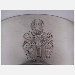 Silberpokal mit Adelswappen