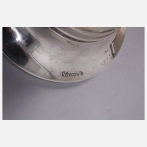 Silberpokal mit Adelswappen