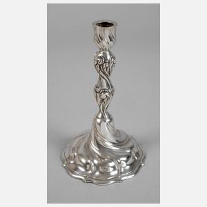 Silber einflammiger Kerzenleuchter