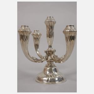 Silber fünfflammiger Tafelleuchter