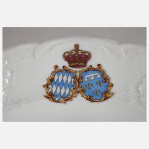 Fraureuth Beilagenplatte Allianzwappen