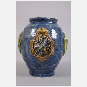 Keramikvase aus bayerischem Adelsbesitz