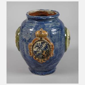Keramikvase aus bayerischem Adelsbesitz
