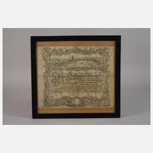 Gesellenbrief der Küfer, Büttner