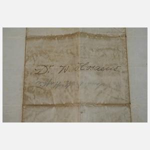 Reisepass für Friedrich Wilhelm Hosäus