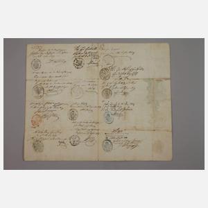 Reisepass für Ferdinand Scriba