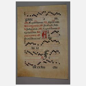 Antiphonarblatt
