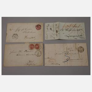 Konvolut Belege Altdeutschland