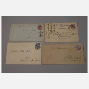 Konvolut Belege Altdeutschland