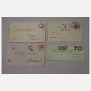 Konvolut Belege Altdeutschland