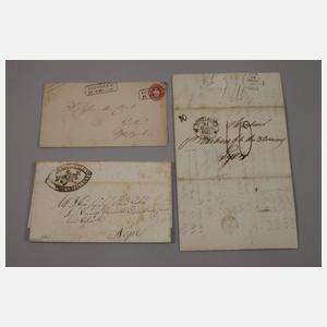 Konvolut Belege Altdeutschland