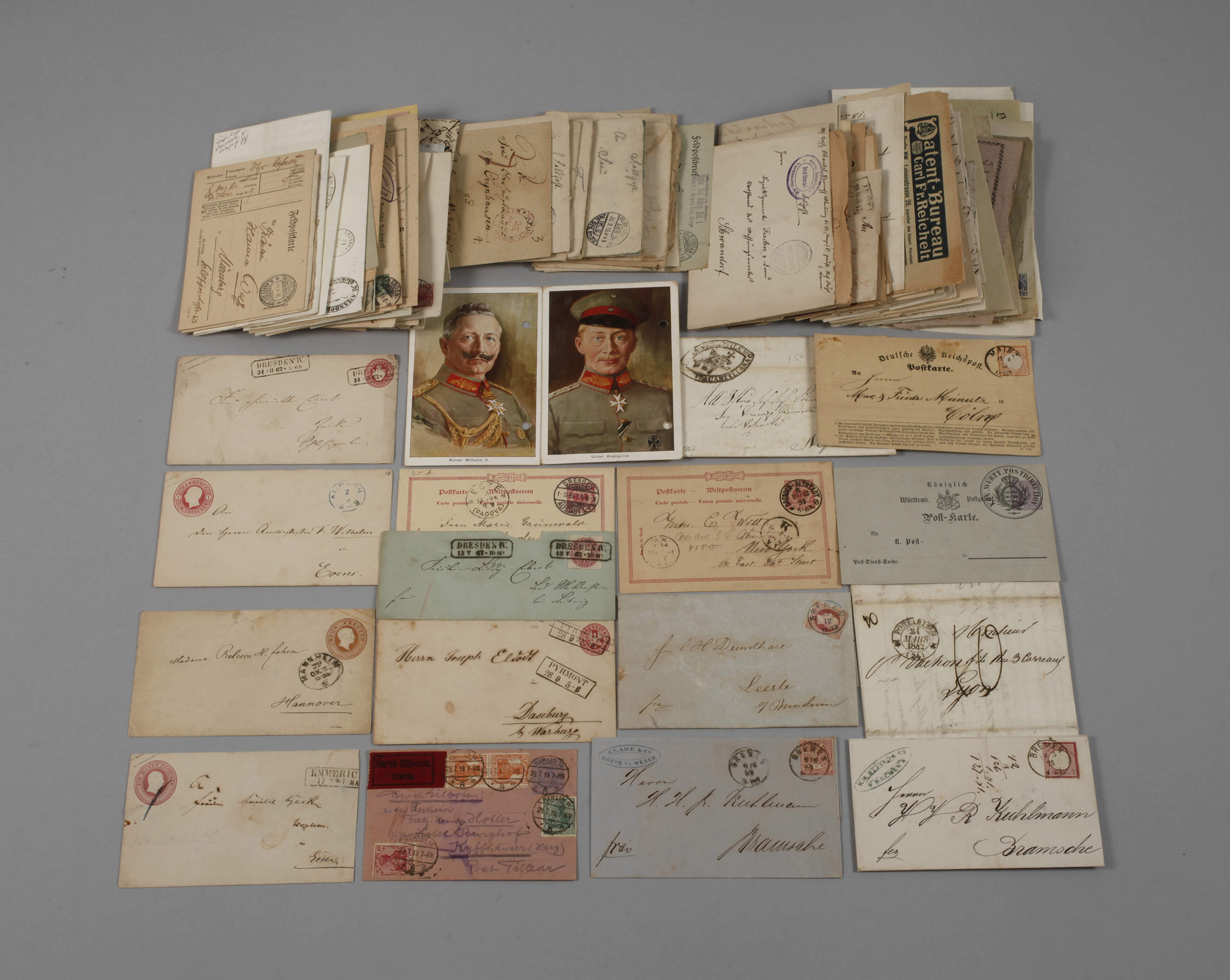 Konvolut Belege Altdeutschland