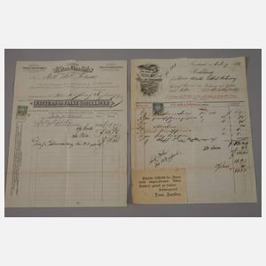 Konvolut Belege Altdeutschland