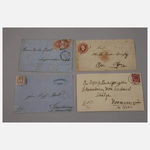 Konvolut Belege Altdeutschland