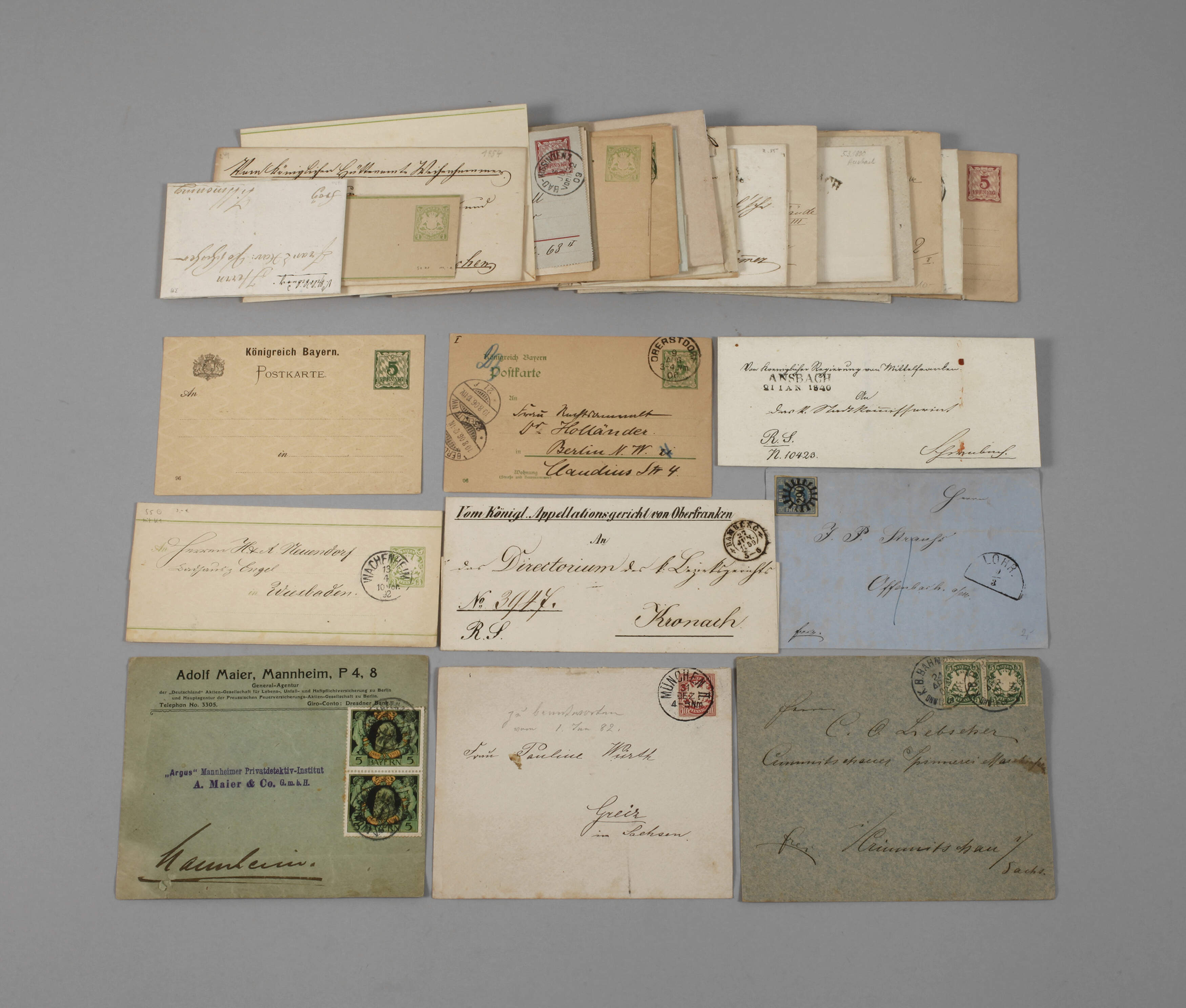 Konvolut Belege Bayern