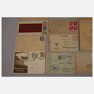 Konvolut Bedarfspost Deutsches Reich