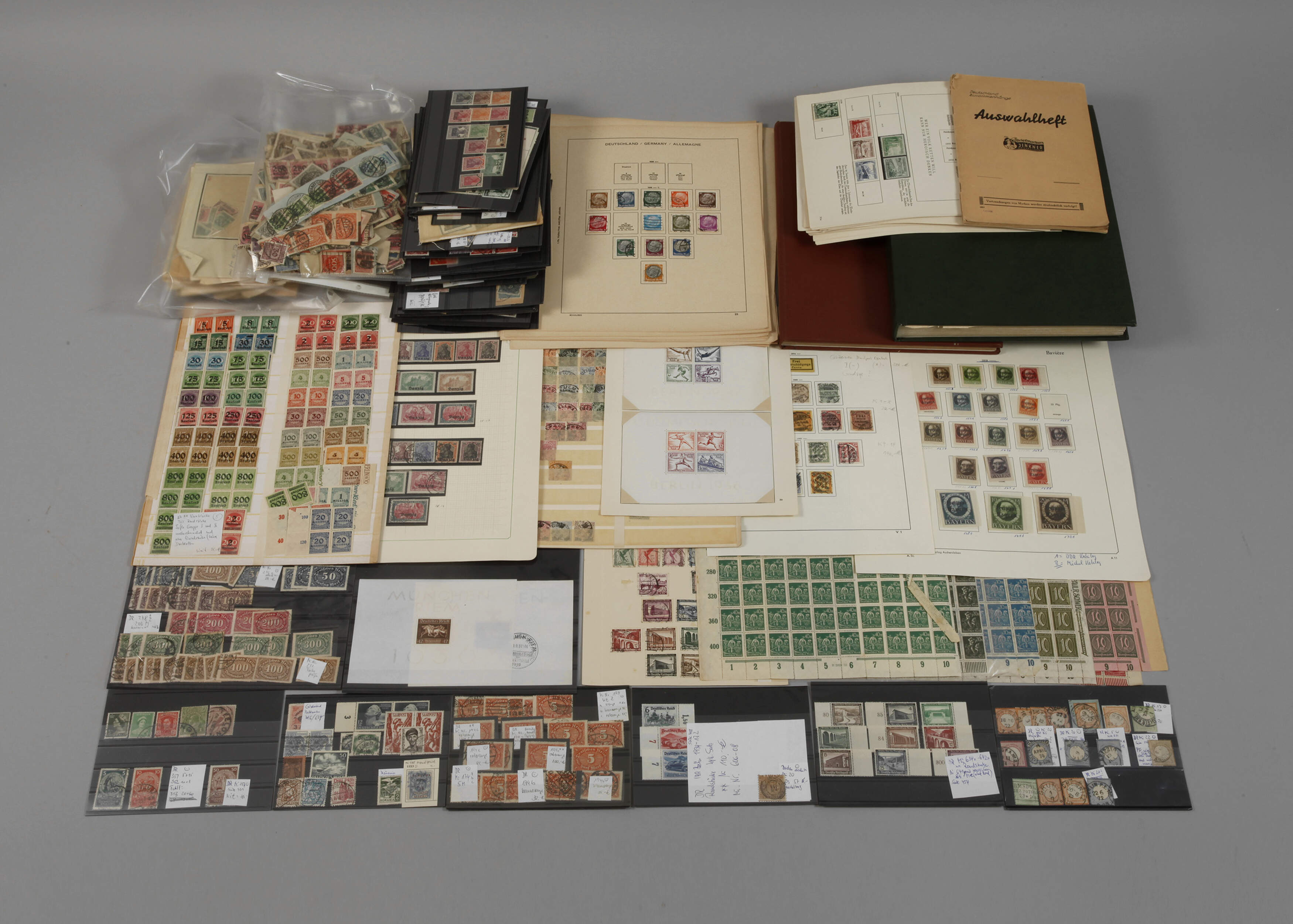 Große Briefmarkensammlung Deutsches Reich