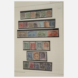 Briefmarkensammlung Besatzungszonen