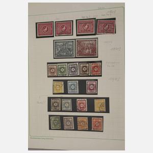 Briefmarkensammlung Besatzungszonen