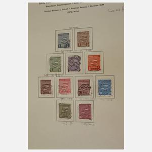 Briefmarkensammlung Besatzungszonen
