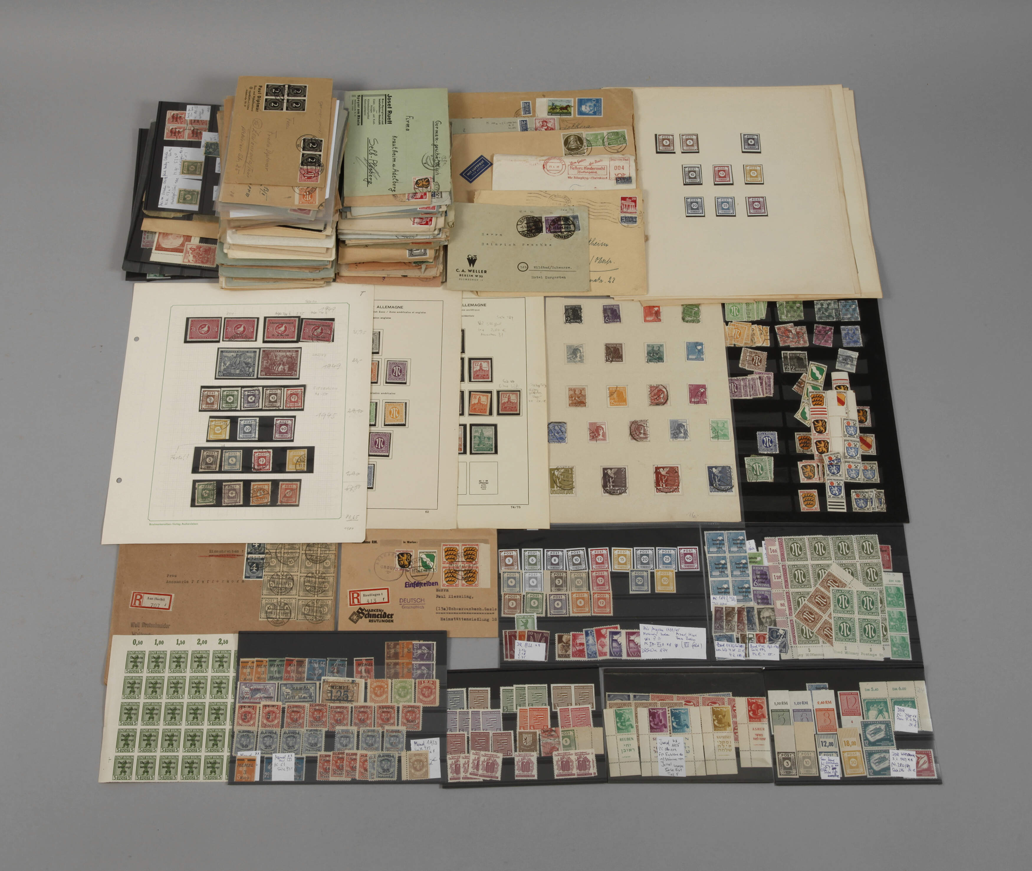 Briefmarkensammlung Besatzungszonen