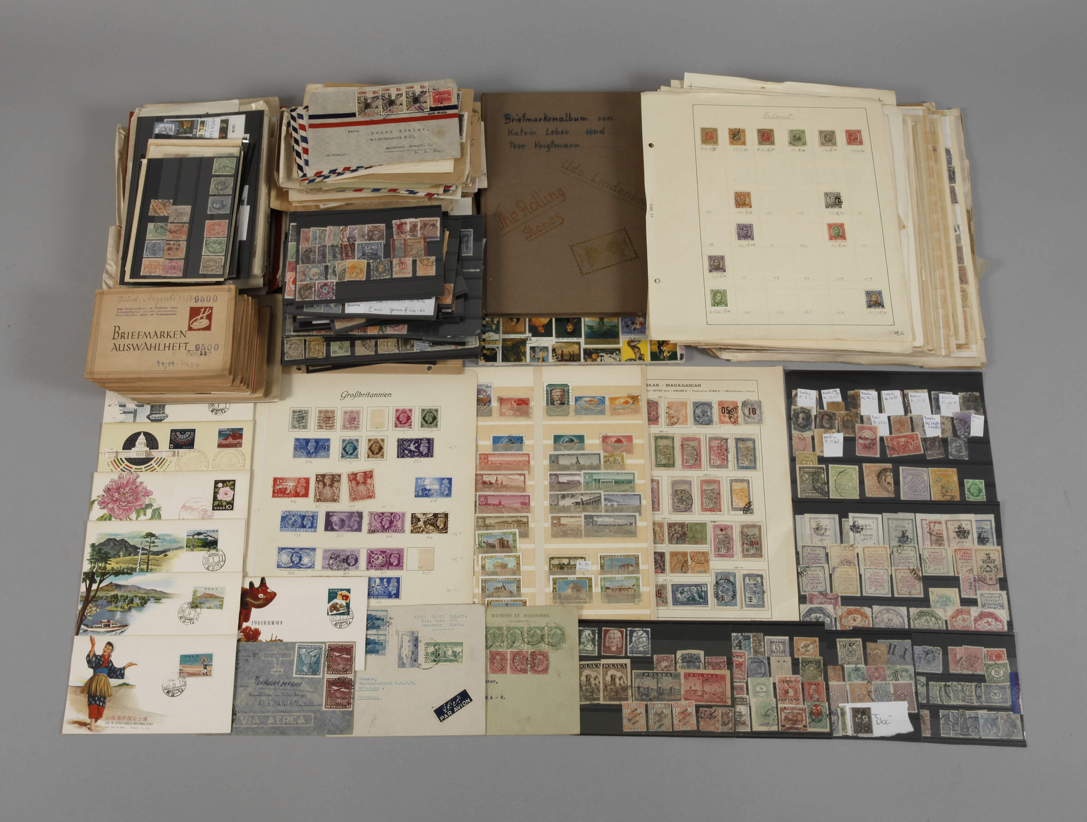 Große Briefmarkensammlung Welt
