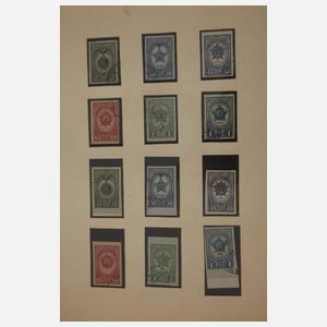Briefmarkensammlung Russland
