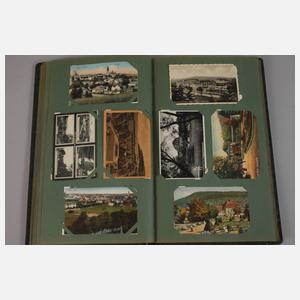 Ansichtskartenalbum Vogtland und Sachsen