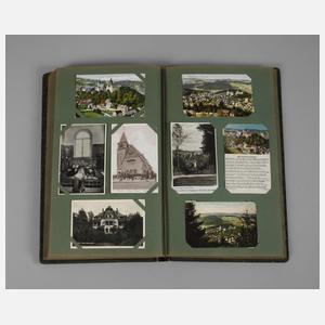 Ansichtskartenalbum Vogtland und Sachsen