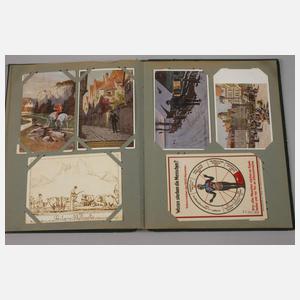 Postkartenalbum Künstlerkarten