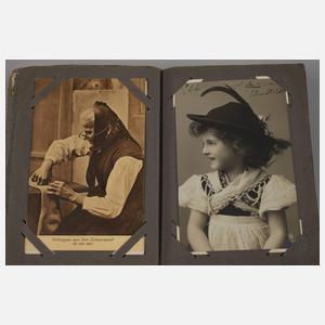 Postkartenalbum Trachten