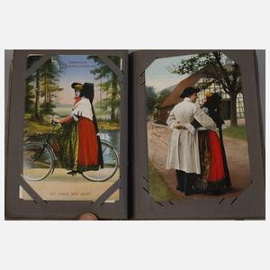 Postkartenalbum Trachten