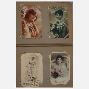 Postkartenalbum Frauen