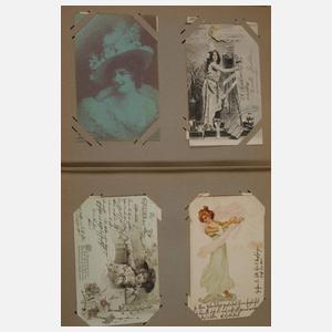 Postkartenalbum Frauen