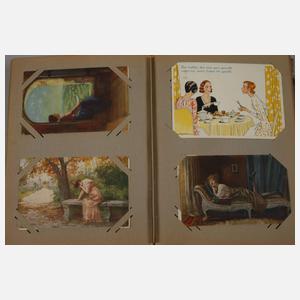 Postkartenalbum Frauen