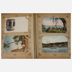 Ansichtskartenalbum Asien und Afrika