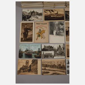 Konvolut Post- und Ansichtskarten