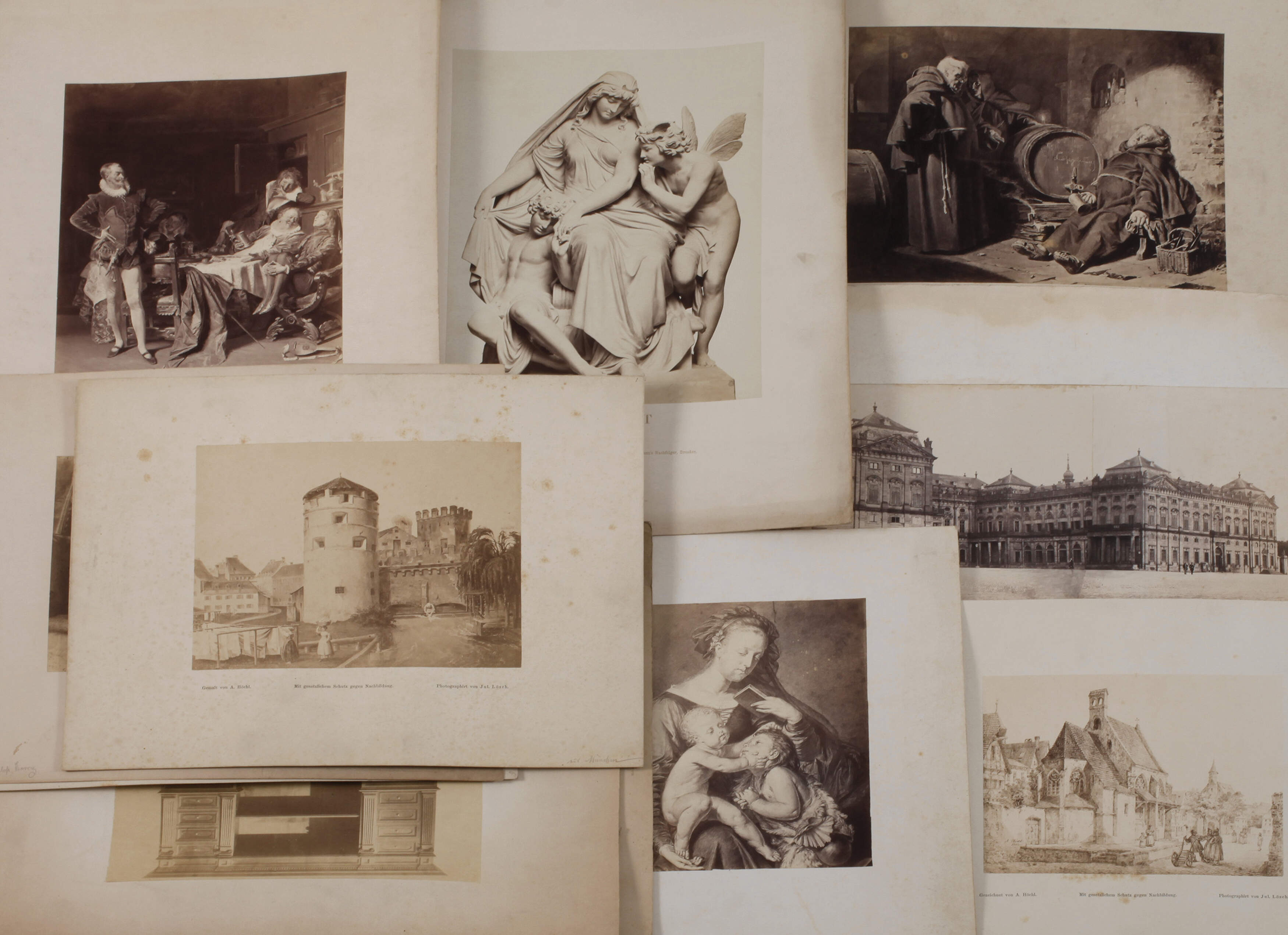 Konvolut Drucke nach Gemälden