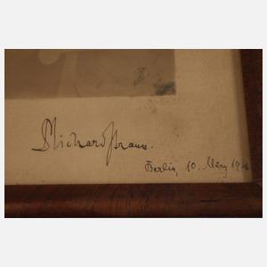 Autograph Richard Strauss